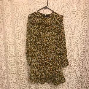 Cheetah Print Shift Dress
